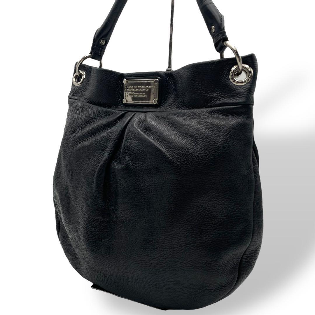 美品 MARC JACOBS ハンドバッグ レザー ブラック 肩掛け拍卖