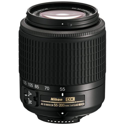 中古 1年保証 美品 Nikon AF-S DX Zoom-NIKKOR 55-200mm F4-5.6G ED (ブラック)拍卖