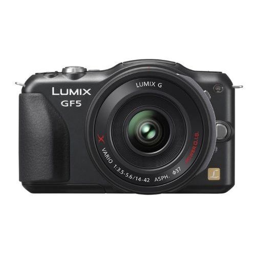 中古 1年保証 美品 Panasonic LUMIX DMC-GF5 電動ズームレンズキット ブラック拍卖