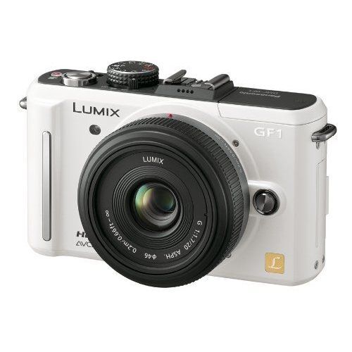 中古 1年保証 美品 Panasonic LUMIX DMC-GF1 パンケーキレンズ ホワイト拍卖