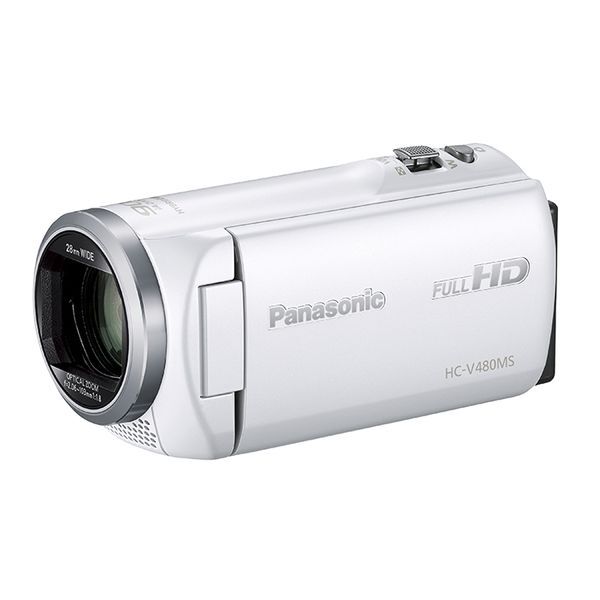 中古 1年保証 美品 Panasonic HC-V480MS-W ホワイト拍卖