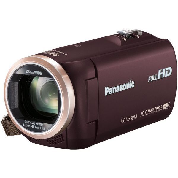 中古 1年保証 美品 Panasonic HC-V550M ブラウン拍卖