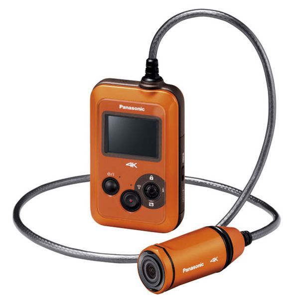 中古 1年保証 美品 Panasonic ウェアラブルカメラ HX-A500-D オレンジ拍卖