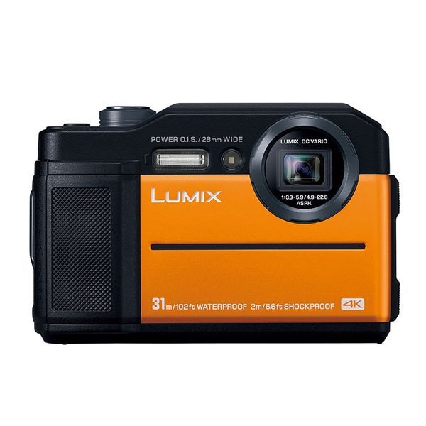 中古 1年保証 美品 Panasonic LUMIX DC-FT7 オレンジ拍卖