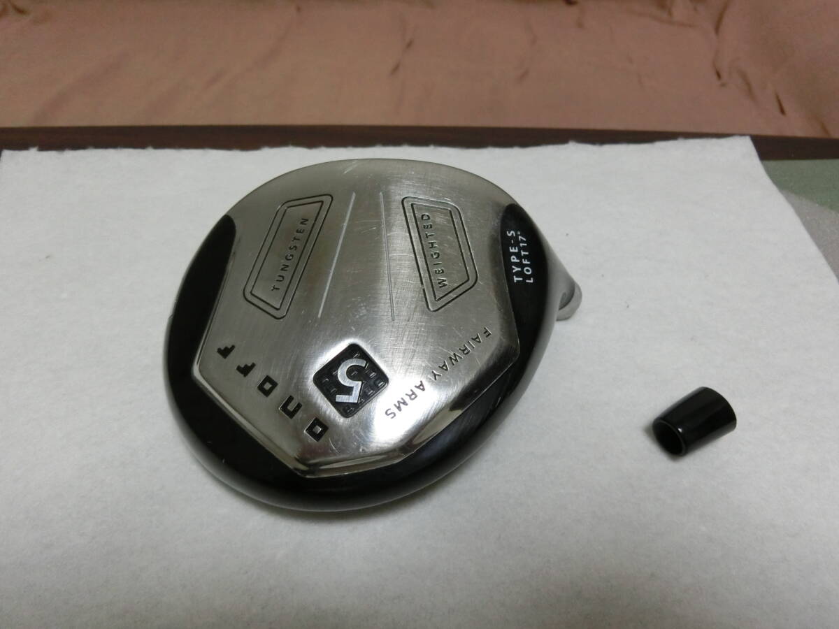 ★ミスHITもOK!ONOFF/FW ARMS タイプS 黒/17度/5W/ヘッド単★U62拍卖