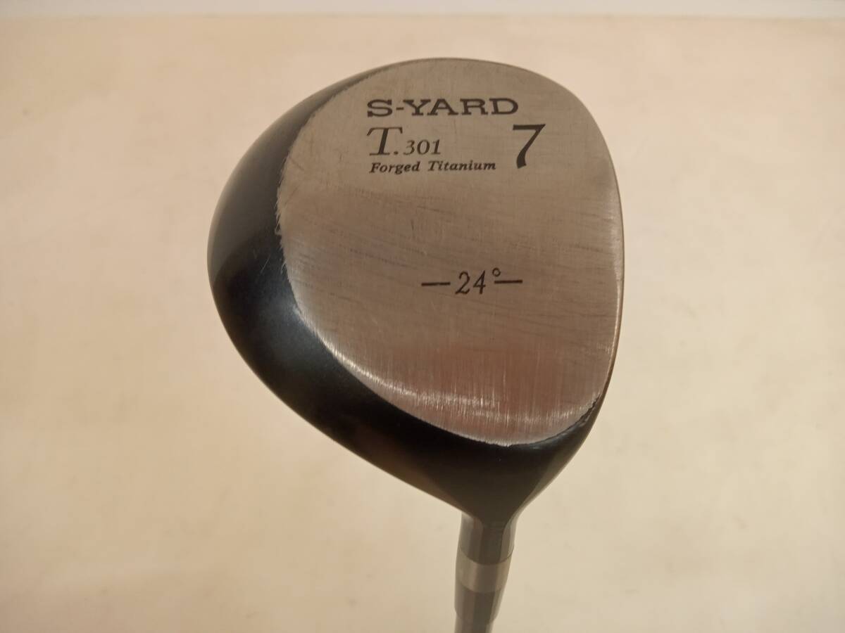 ★即決!★S-YARD★メンズ右打ち用フェアウェイウッド/7番ウッド/7W★T.301★R-2★24°★#70712MW_PRDS★拍卖