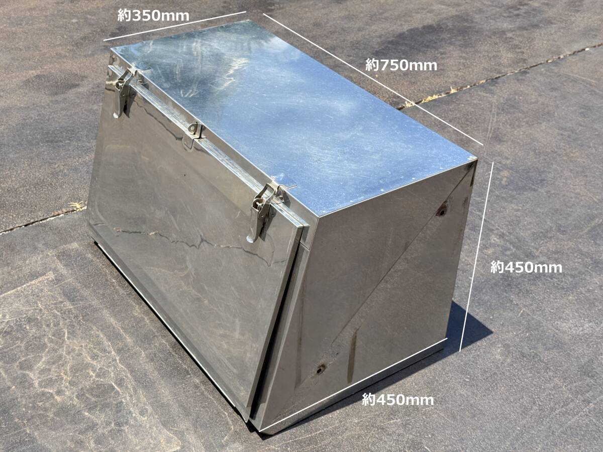 工具箱★幅750mm★ステンレス製★ロック可★道具箱★物入れ★即決★デコトラ★61Kス1拍卖