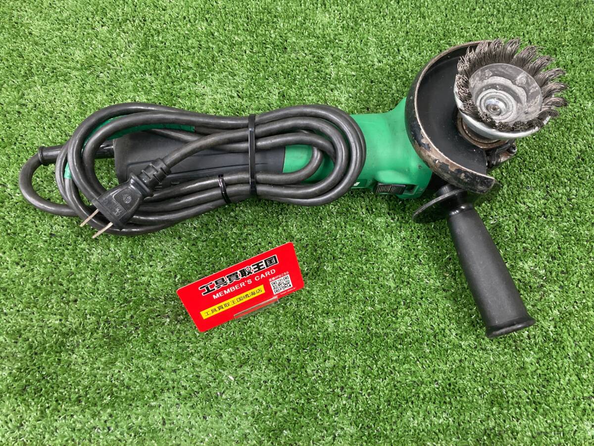 【中古品】★日立工機 100mm電子ディスクグラインダ(ブレーキ付) G10BYE 【同梱可】/ ITO1VYNZ4SQG拍卖