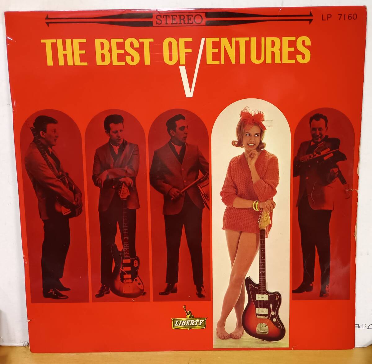 ベンチャーズ/Best of・赤盤・国内盤LP ペラジャケ拍卖