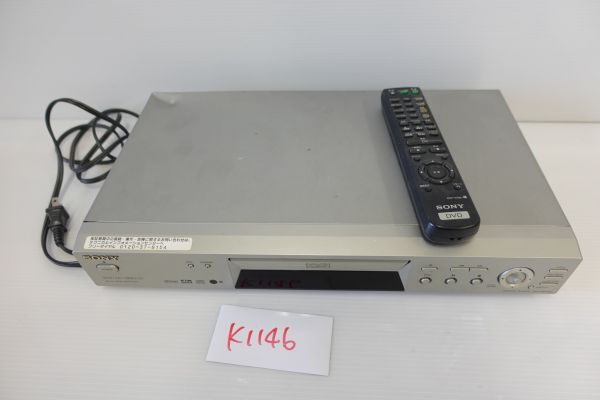 【k1146】SONY DVP-NS300 CD/DVDプレーヤー ソニー製 リモコン付き ジャンク品 現状渡し拍卖