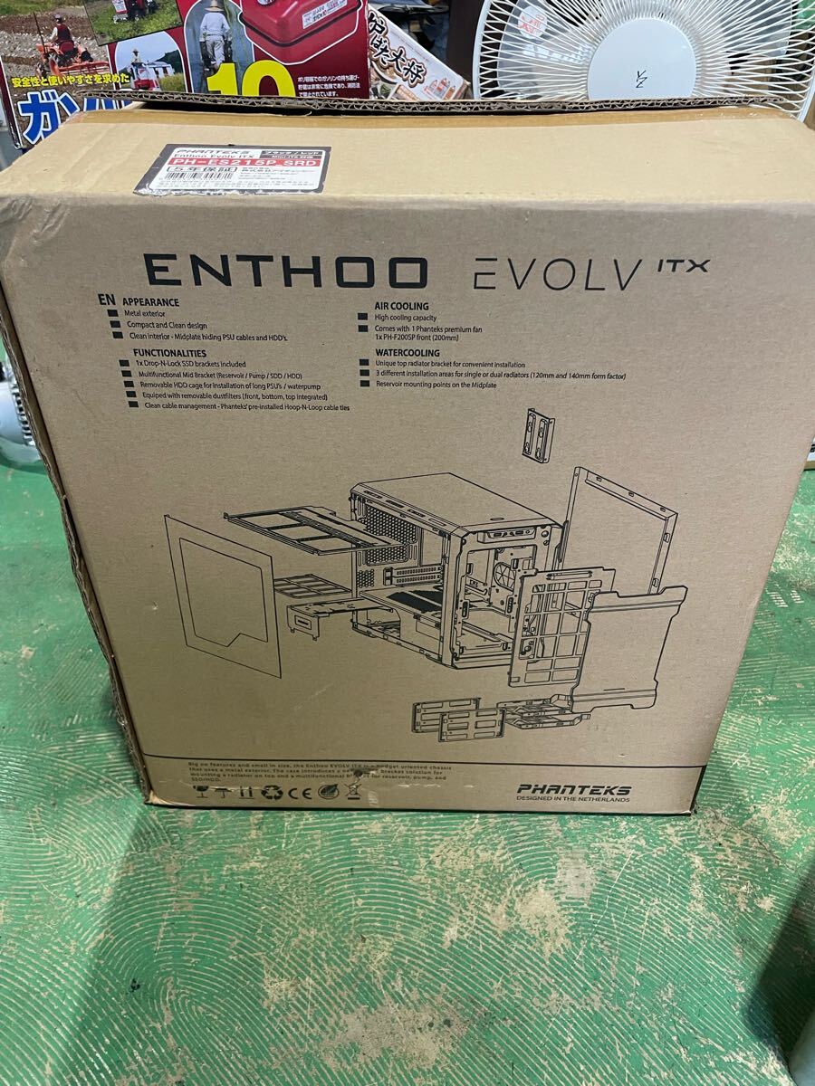 美品 Enthoo Evolv ITX PH-ES215P_SRD Mini-ITX対応 ミニタワー PCケース ブラック/レッド PHANTEKS サイド アクリル ケース 現状売り切り拍卖