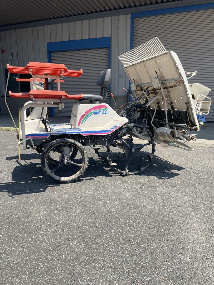 ISEKI イセキ 田植機 4条 SANAE さなえ 施肥機 LOVELY mini 40 セル始動 田植え機 miniF 現状売り切り拍卖