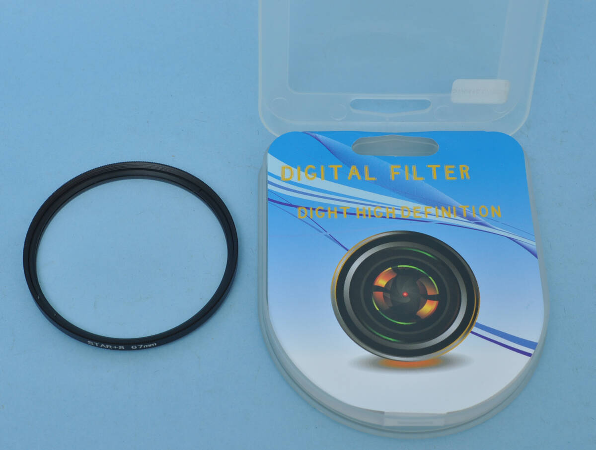 美品 ★ DIGITAL FILTER クロススクリーン STER×8 67mm ★拍卖