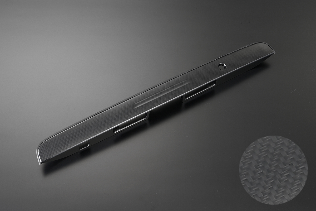 200系 レジアスエース カーボン調 トランクリッドモール 交換式 リアガーニッシュ バックドア 1/2/3/4/5型 ワイド ナロー拍卖