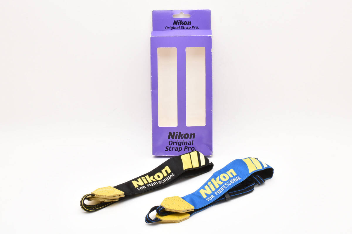 ☆極上美品☆ニコン NIKON PROFESSIONAL ストラップ 2本セット PRO 《希少箱付き》#165#120#1823拍卖