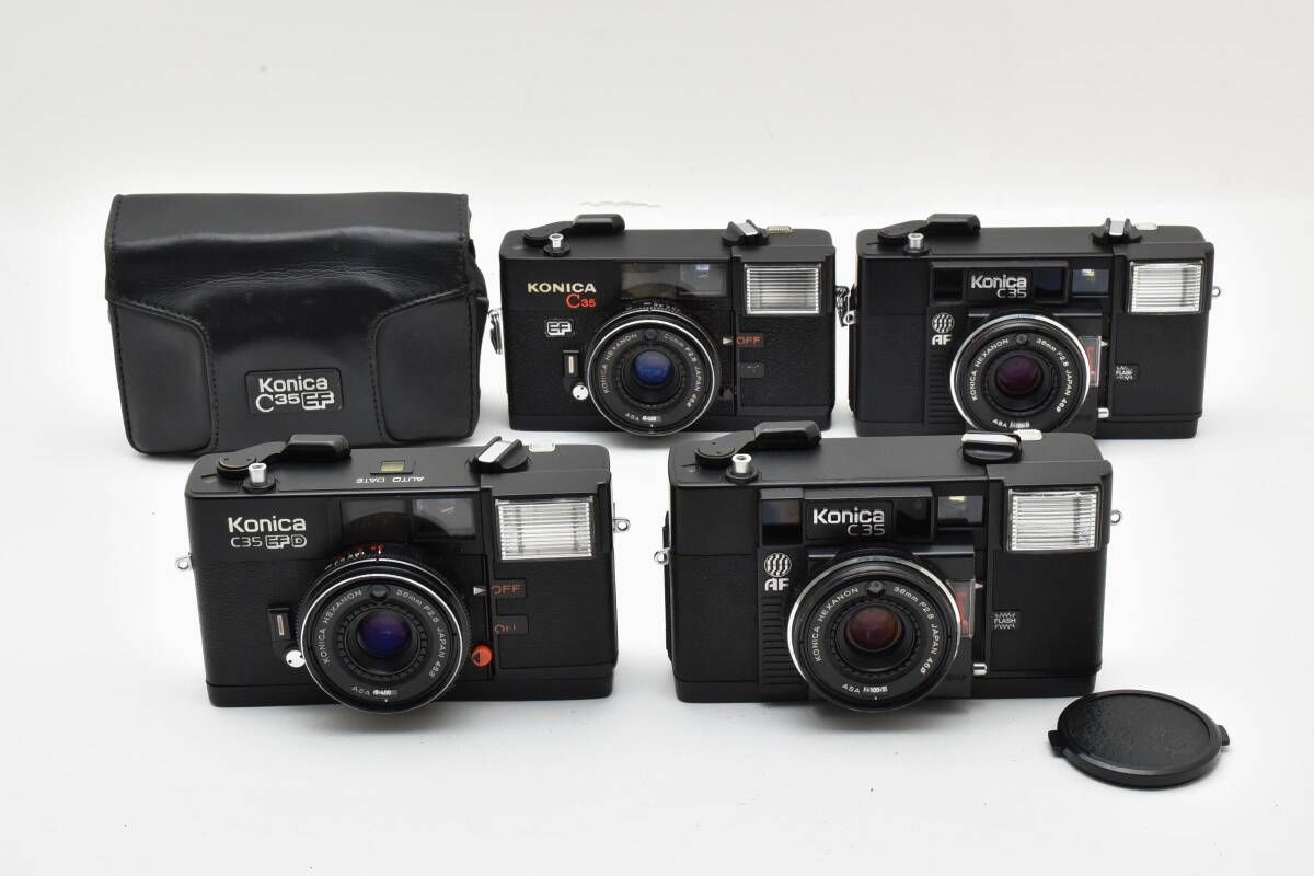 ☆訳あり特上品☆コニカ KONICA C35 EF / EFD / AF ×2 / 4個まとめ #60#45#1908拍卖