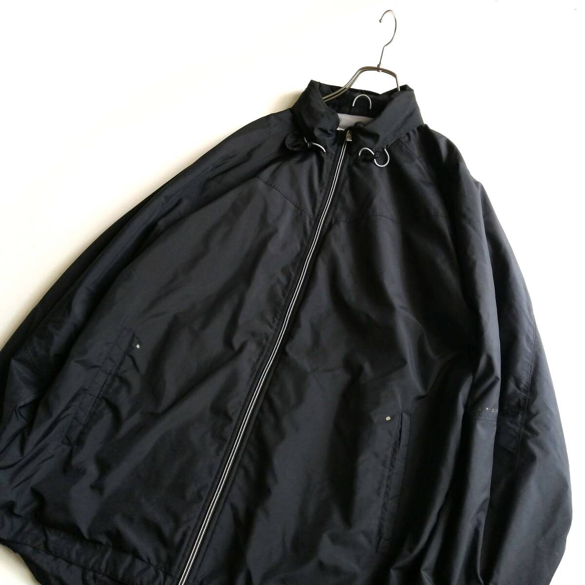 DESCENTE デサント ION-BODIES ナイロンジャケット ウィンドウブレーカー ブラック サイズXO 25-0706fu08【4点同梱で送料無料】拍卖
