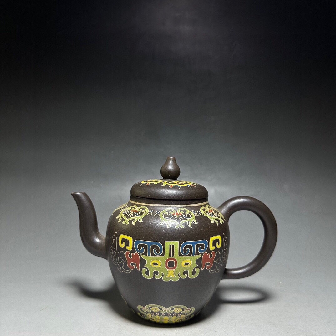 TM7#5124【3.1】人間国宝 中国骨董 紫砂壺【精品重器秘蔵紫砂壷】磁器 工芸品 陶芸 精美彫 置物 收藏品 伝世家珍拍卖