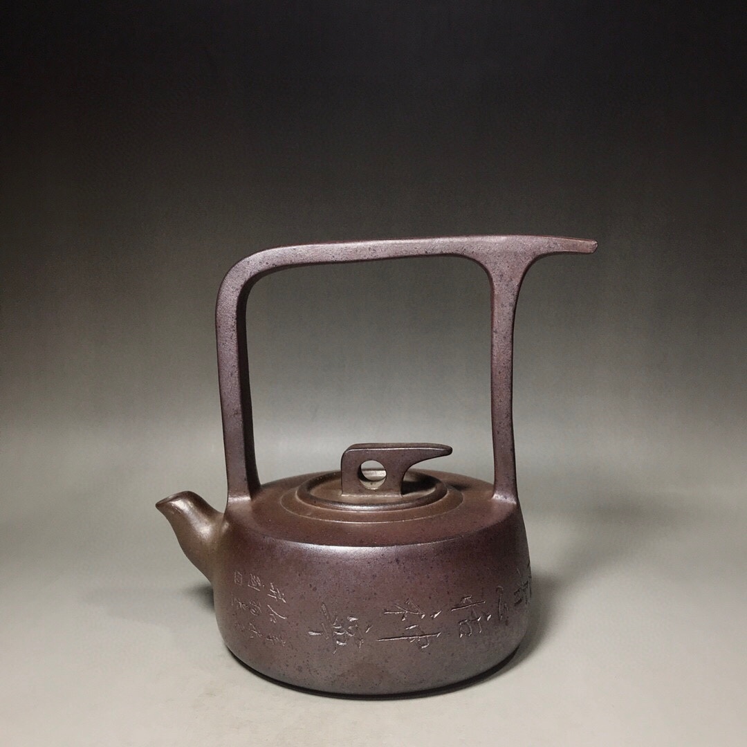 TM7#5107【3.1】人間国宝 中国骨董 紫砂壺【柴焼紫砂壷の逸品です】磁器 工芸品 陶芸 精美彫 置物 收藏品 伝世家珍拍卖