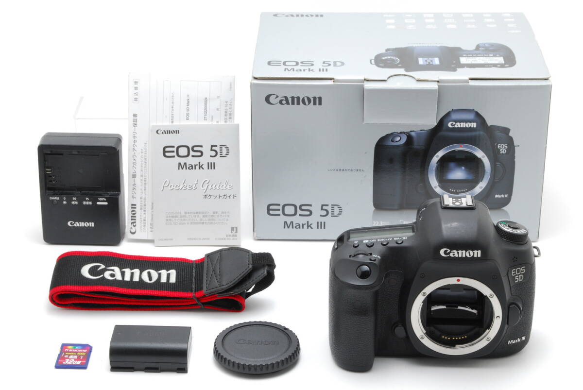 【箱付き】 キャノン Canon EOS 5D Mark III ボディ 《シャッター回数 36,234回》 #A54-Y23JU拍卖