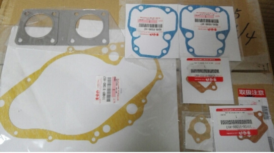 PAYPAY RG250 RG250E X7 SUZUKI 純正 エンジン ガスケット オーバーホール メーカ廃番拍卖