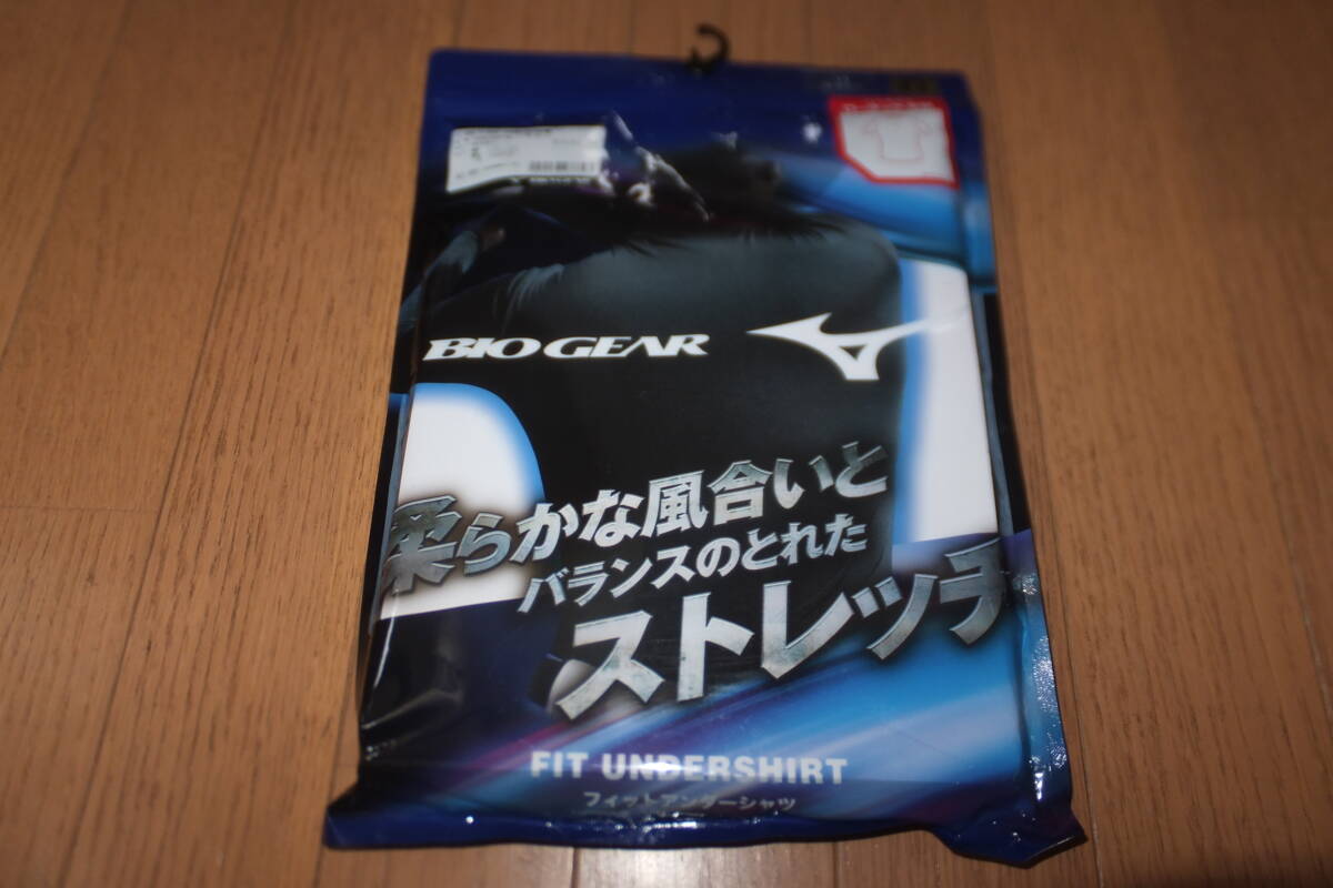 *新品 ミズノ バイオギア アンダーシャツ ローネック 半袖 12JA1C3114 ネイビー O MIZUNO Bio Gear 紺 野球 ベースボール 丸首 Tシャツ*拍卖