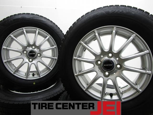 14インチ VRX2 175/70R14 5.5J+42 100 コンパクトカー 中古アルミホイール【4本セット】 送料無料(SA14-4475)拍卖
