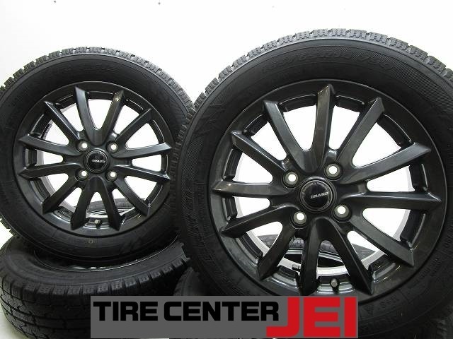 14インチ 165/65R14 4.5J+45 100 TOYO バリ溝 ソリオ/デリカD2/ハスラー 中古アルミホイール【4本セット】 送料無料(SA14-4478)拍卖