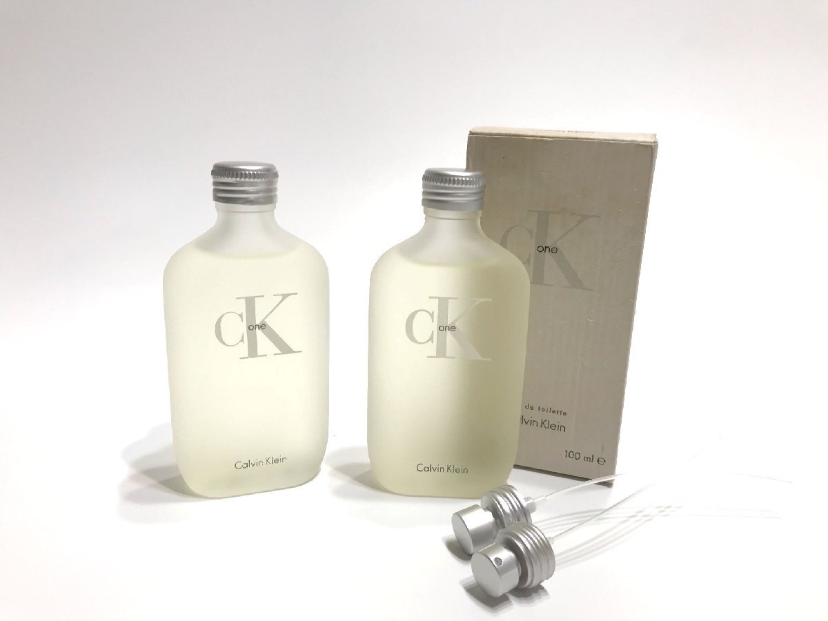 ■【YS-1M】 香水 ■ カルバンクライン CalvinKlein ■ シーケーワン オードトワレ EDT 100ml ■ 2点セット まとめ 【同梱可能商品】■D拍卖