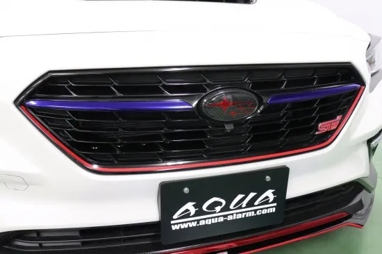 《レヴォーグVN》【アウトレット価格】レヴォーグVN系 フロントグリルメッキガーニッシュシート (ブルーシート)⑤拍卖