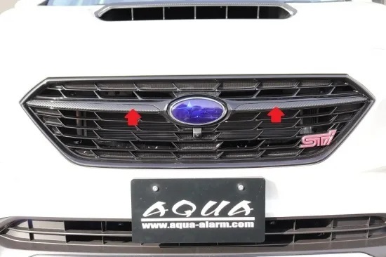 《レヴォーグVN》【アウトレット価格】レヴォーグVN系 フロントグリルメッキガーニッシュシート (グロスブラックカーボンシート)②拍卖