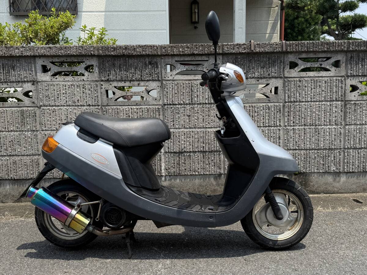 YAMAHA ヤマハ jog JOG ジョグ アプリオ SA11J 社外マフラー 7839km 2スト 4JPA-010 引取限定拍卖