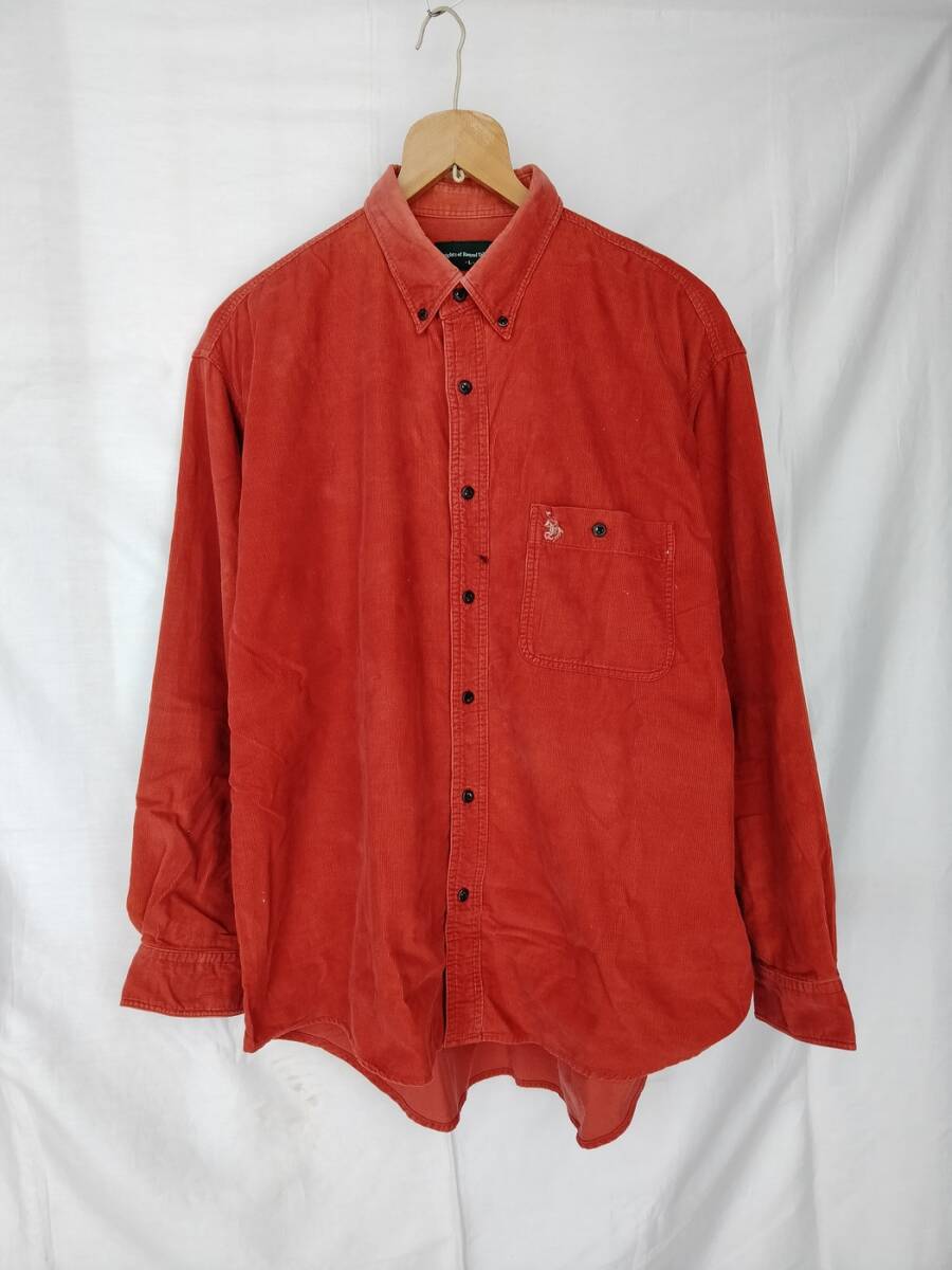 古着 90s ヴィンテージ Knights of Round Table 長袖 シャツ Lサイズ メンズ 1990年代 ボタンダウン 拍卖