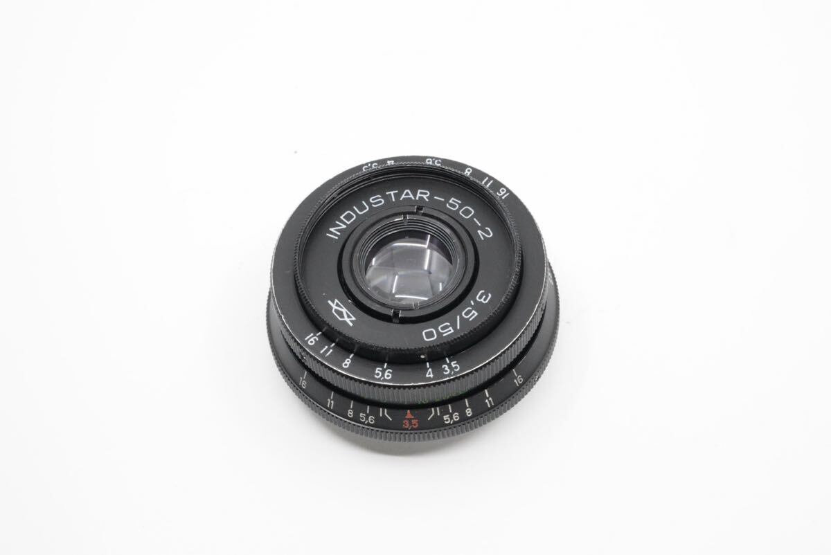 分解清掃済 Industar-50-2 50mm f3.5 M42マウント インダスター50-2 オールドレンズ 単焦点 パンケーキレンズ 43拍卖