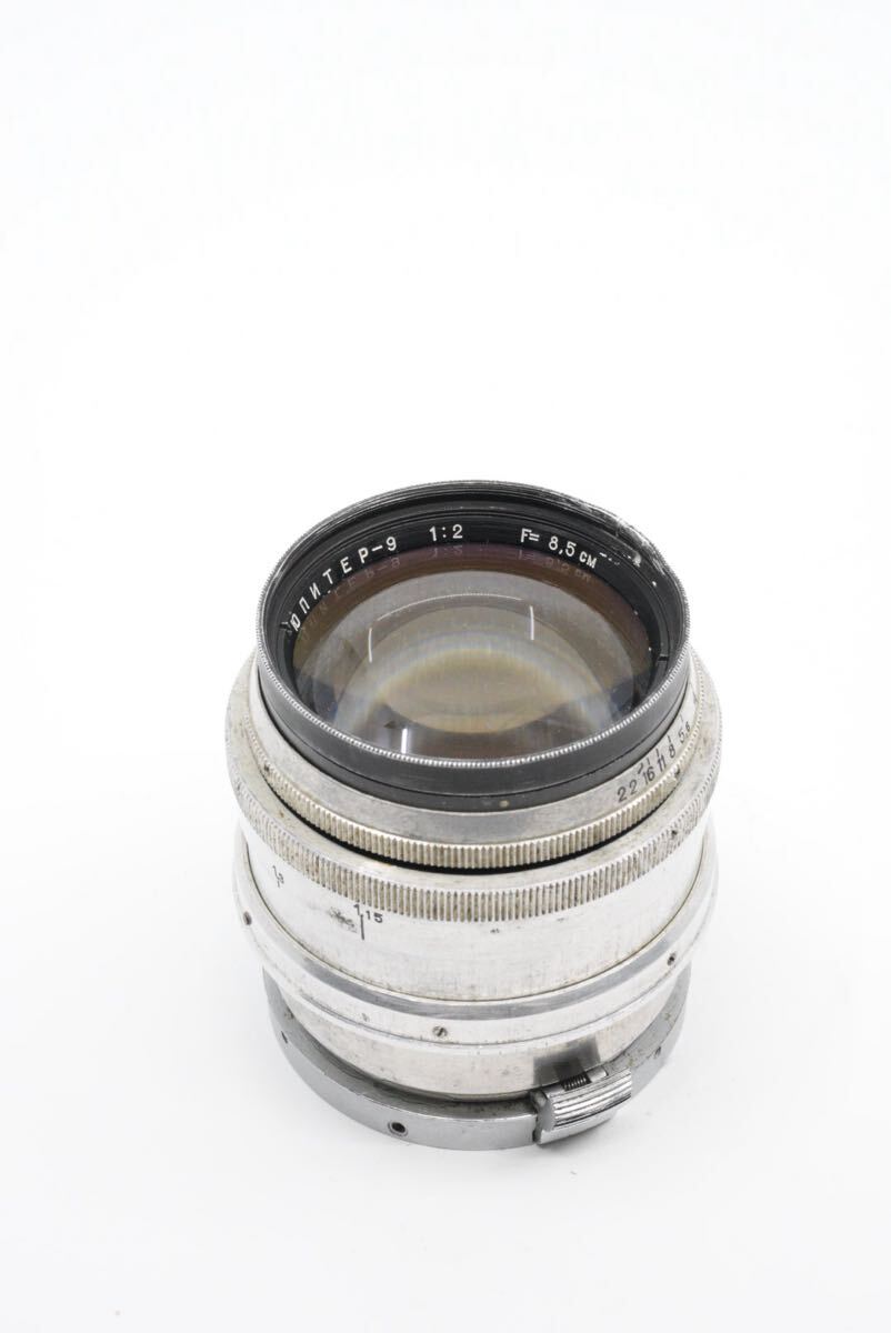 訳アリ 格安 シルバー Jupiter-9 85mm f2 コンタックスrfマウント (外爪) Contax rf ジュピター9 zeiss Sonnar型 2拍卖