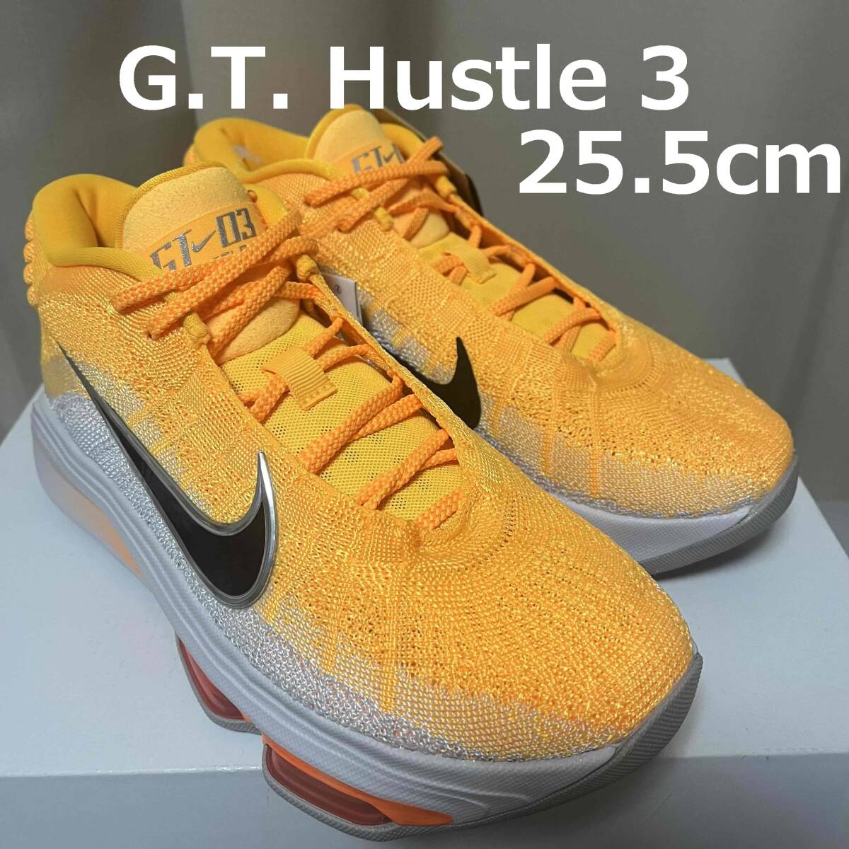 25.5cm ナイキ GT ハッスル 3 EP FV5952-800 バッシュ NIKE G.T. Hustle 3 バスケットボールシューズ拍卖