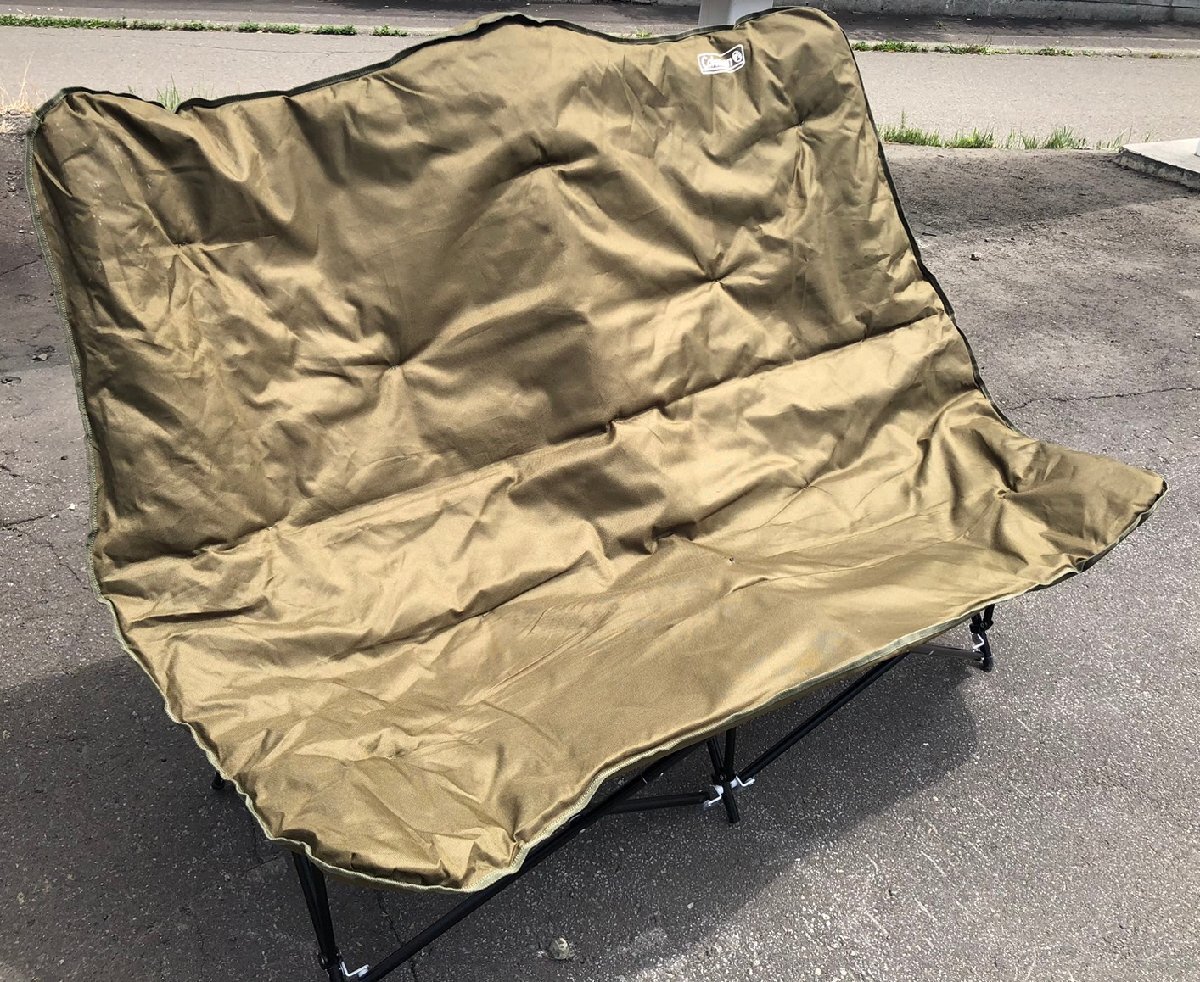 ★Coleman コールマン ソファチェアダブル 2000037432 2人掛け 使用サイズ約138×84x99cm 耐荷重約140kg(片側約70kg)拍卖