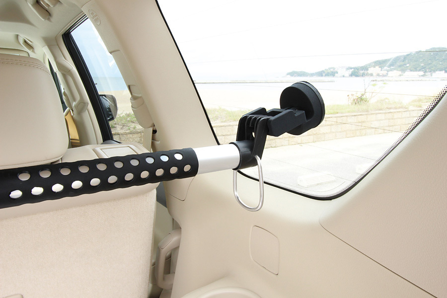 クレトム LS-11 インテリア・バーパーツ バーを車内の窓ガラスに取り付けできる吸盤 アシストグリップ無し車に レジャール LS11拍卖