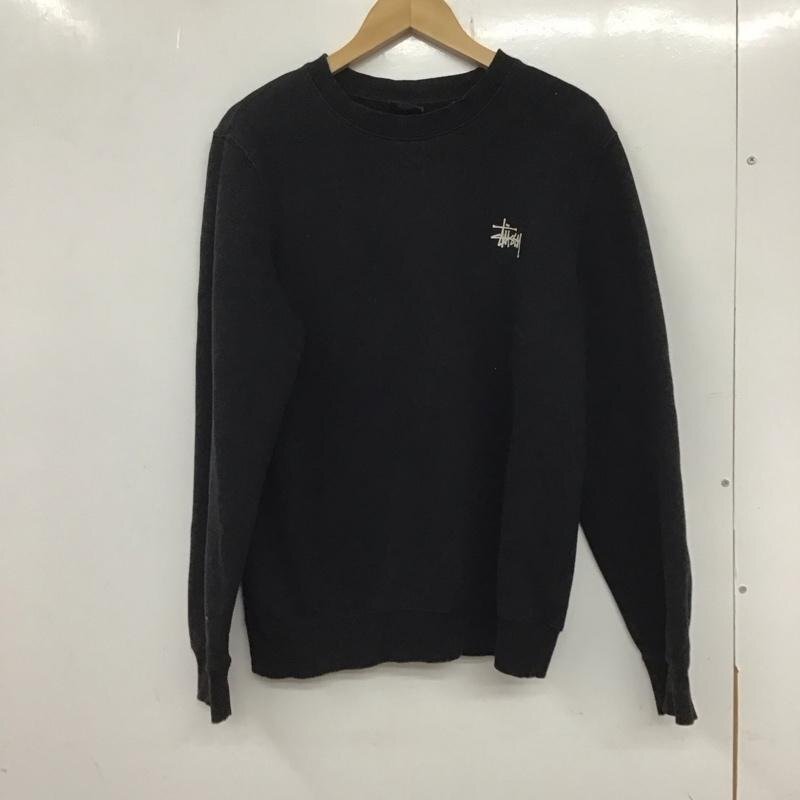 STUSSY S ステューシー トレーナー 長袖 バックロゴ スウェット 裏起毛 Sweat Sweatshirt 黒 / ブラック / 10133275拍卖
