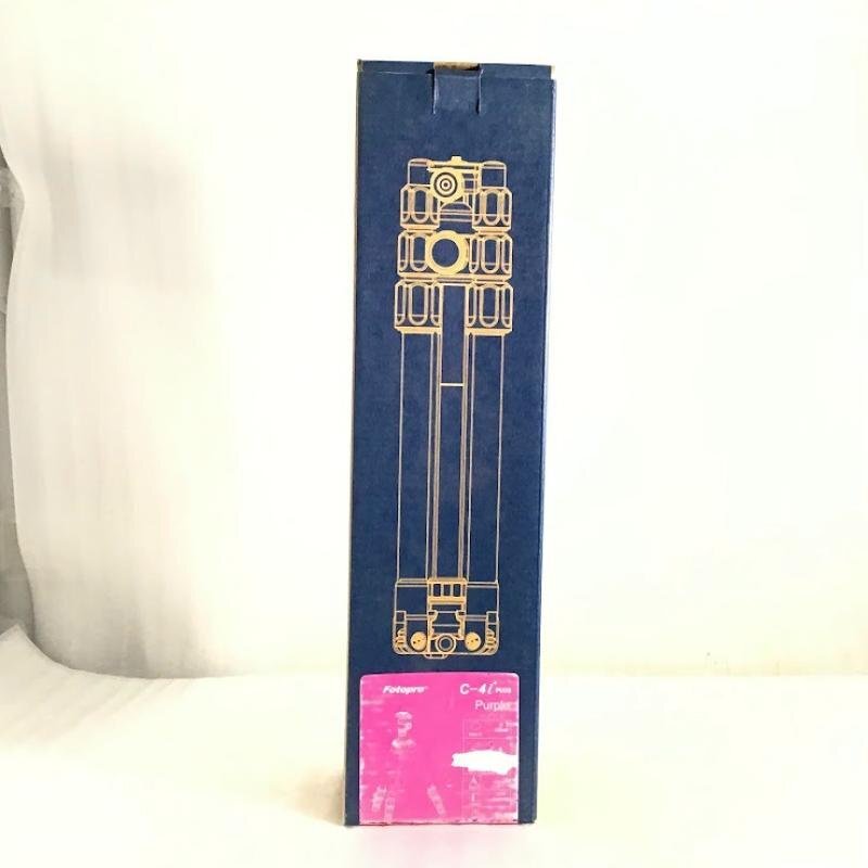 【未使用中古品】 キング / king 三脚 C-4i PLUS 4段・自由雲台 4段 1.3kg 3.0kg パープル 30016915拍卖