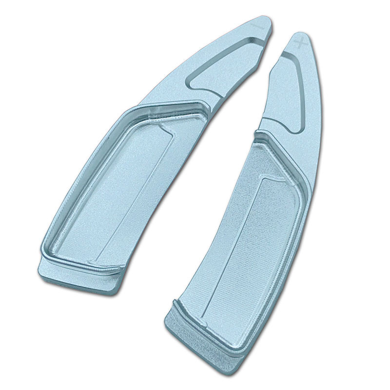 新品 プジョー パドルシフト カバー 銀 シルバー 508L 4008 3008 5008 アルミ製 アクセサリー ドレスアップ カスタムパーツ 送料無料拍卖