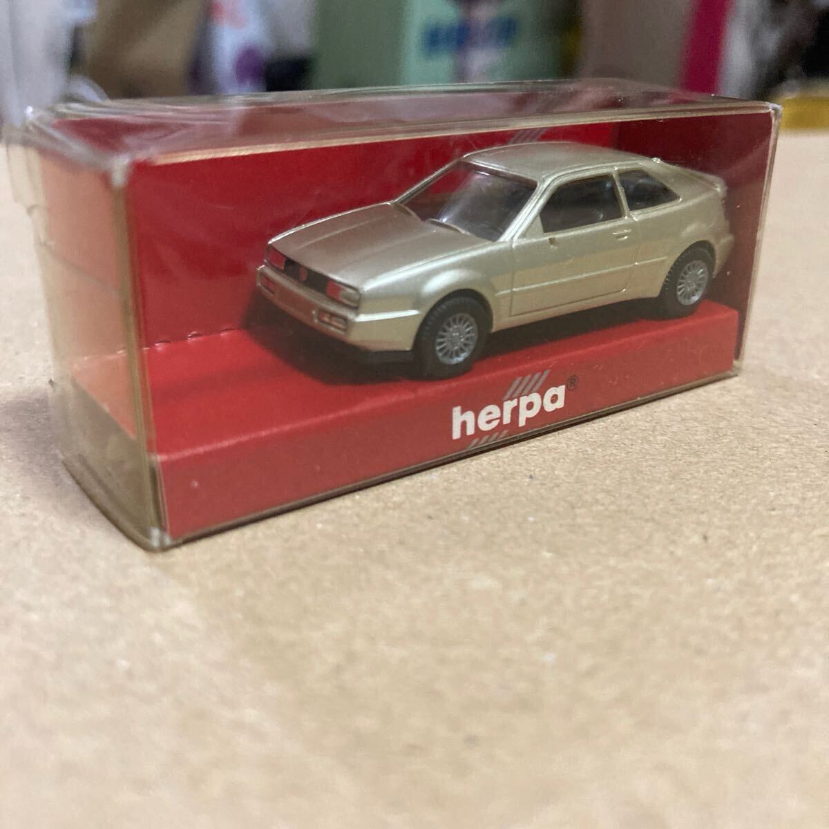 ヘルパ herpa VW carrado コラード ゴールド ミニカー 年代物拍卖