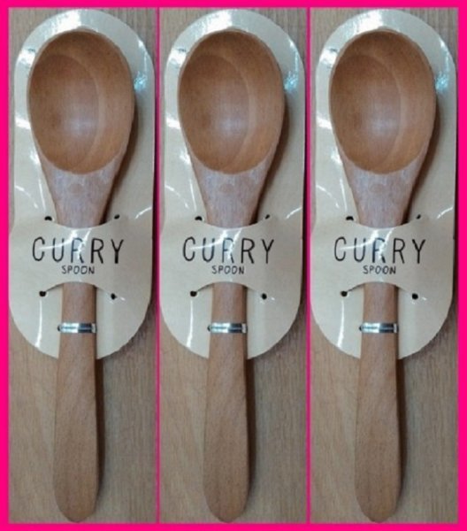 【送料無料:スプーン:木製:3本】★カレー スプーン:20cm:れんげ レンゲ ウッド・木のぬくもり★カトラリー ナチュラル No2 3個拍卖