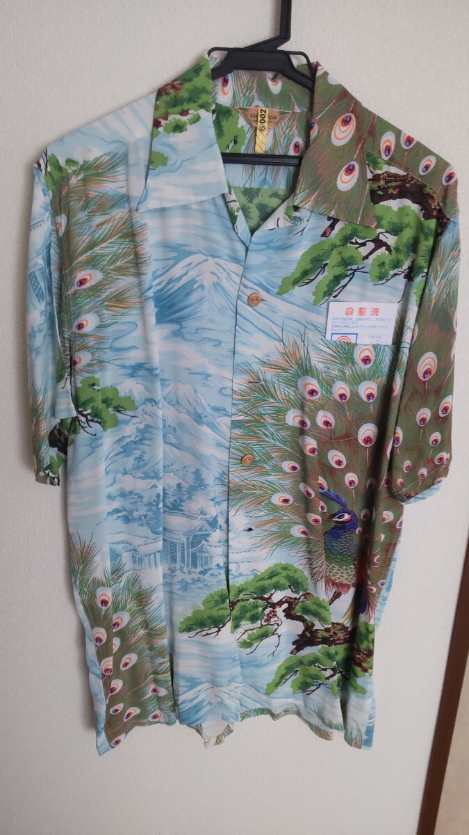 SUN SURF サンサーフ アロハシャツRAYON S/S SPECIAL EDITION KAMEHAMEHA GARMENTPEACOCK IN FULL COLORS Style No.SS33561拍卖