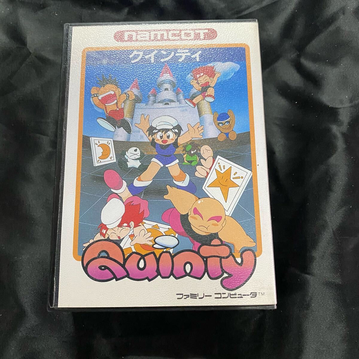 FCソフト クインティ 箱 説明書付き ファミコン ファミリーコンピュータ拍卖