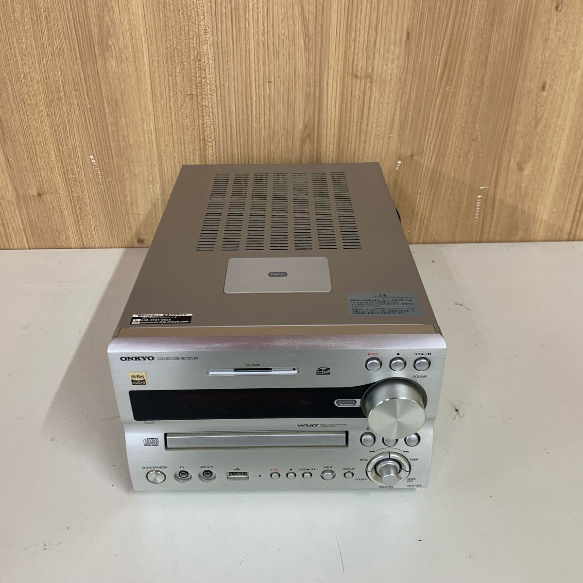 【J-1】 Onkyo NFR-9TX CDレシーバー 音出し可 オンキョー 中古品 3438-173拍卖