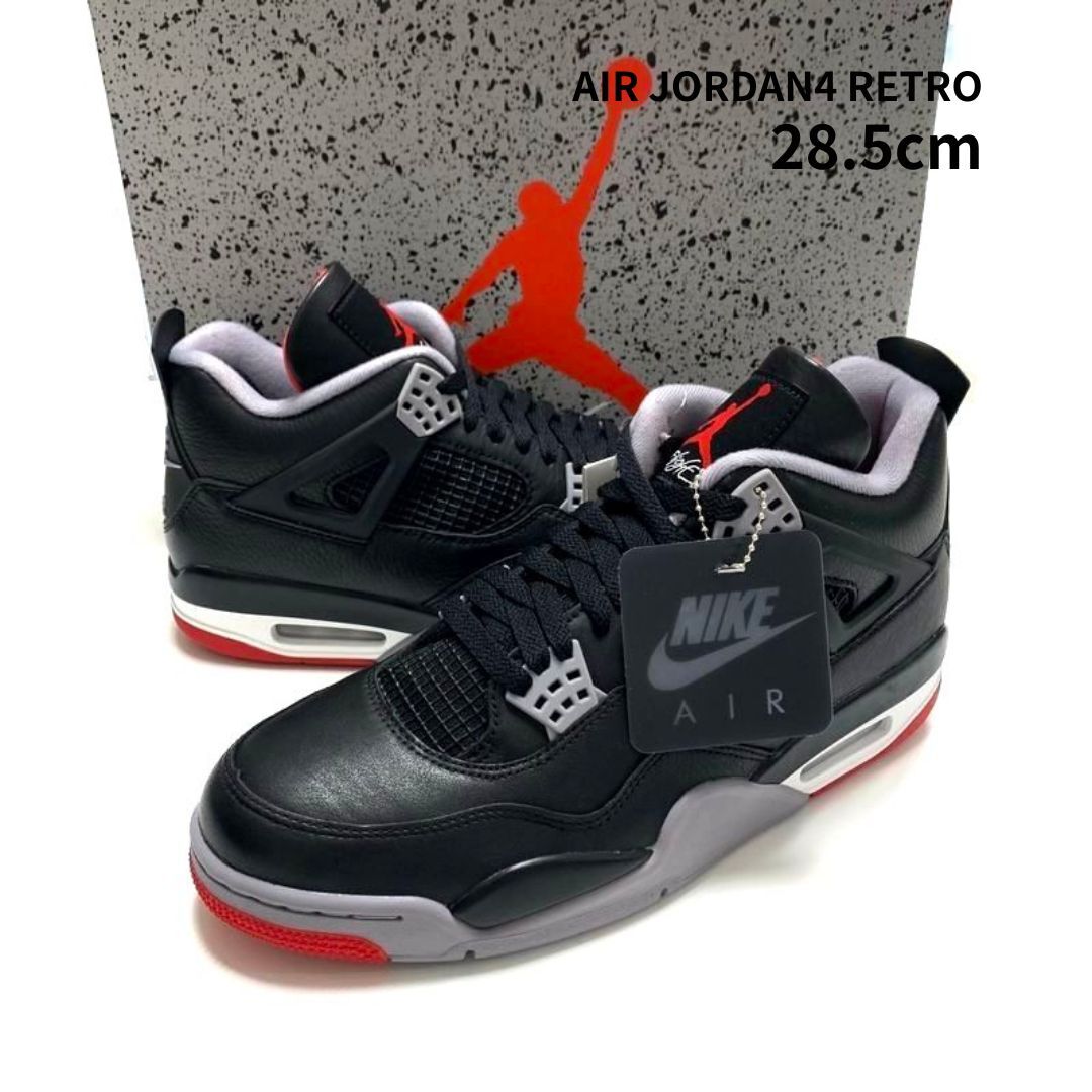 新品/未使用【28.5cm】NIKE ナイキ AIR JORDAN4 RETRO REIMAGINED エアジョーダン4 レトロ リイマジンド FV5029-006 BRED ブレッド/AJ4 AJ1拍卖