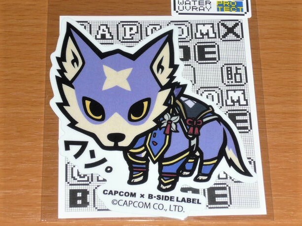 ◆モンハン ステッカー◆ガルク ワン◆B-SIDE LABEL◆カプコン◆拍卖