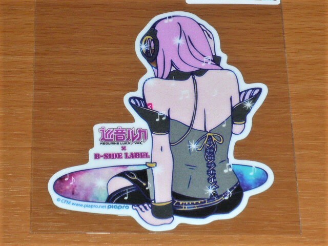 ◆巡音ルカ welcome◆ボカロ 初音ミク◆ステッカー◆B-SIDE LABEL◆拍卖