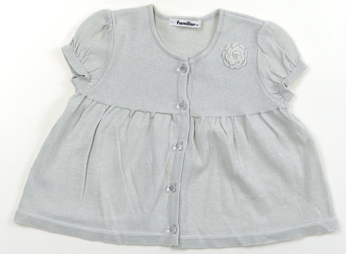 ファミリア familiar カーディガン 100サイズ 女の子 子供服 ベビー服 キッズ拍卖